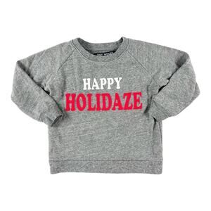 Tiny Whales Happy Holidaze Sweatshirt 3 Toddler